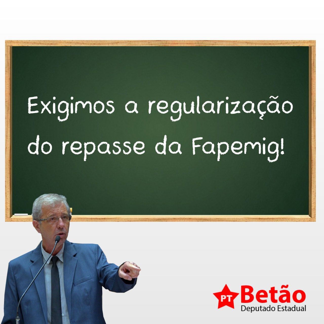 Read more about the article Betão protocola pedido para a regulamentação do repasse de recursos à FAPEMIG