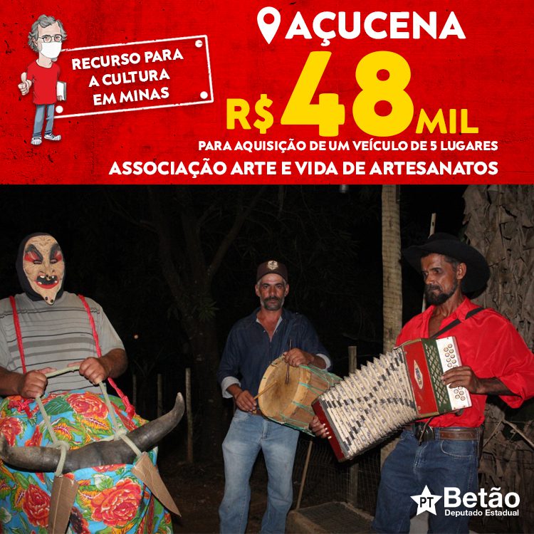 You are currently viewing Associação Arte e Vida de Artesanatos adquire veículo por meio de emenda destinada pelo deputado Betão para fomento à Cultura em Açucena