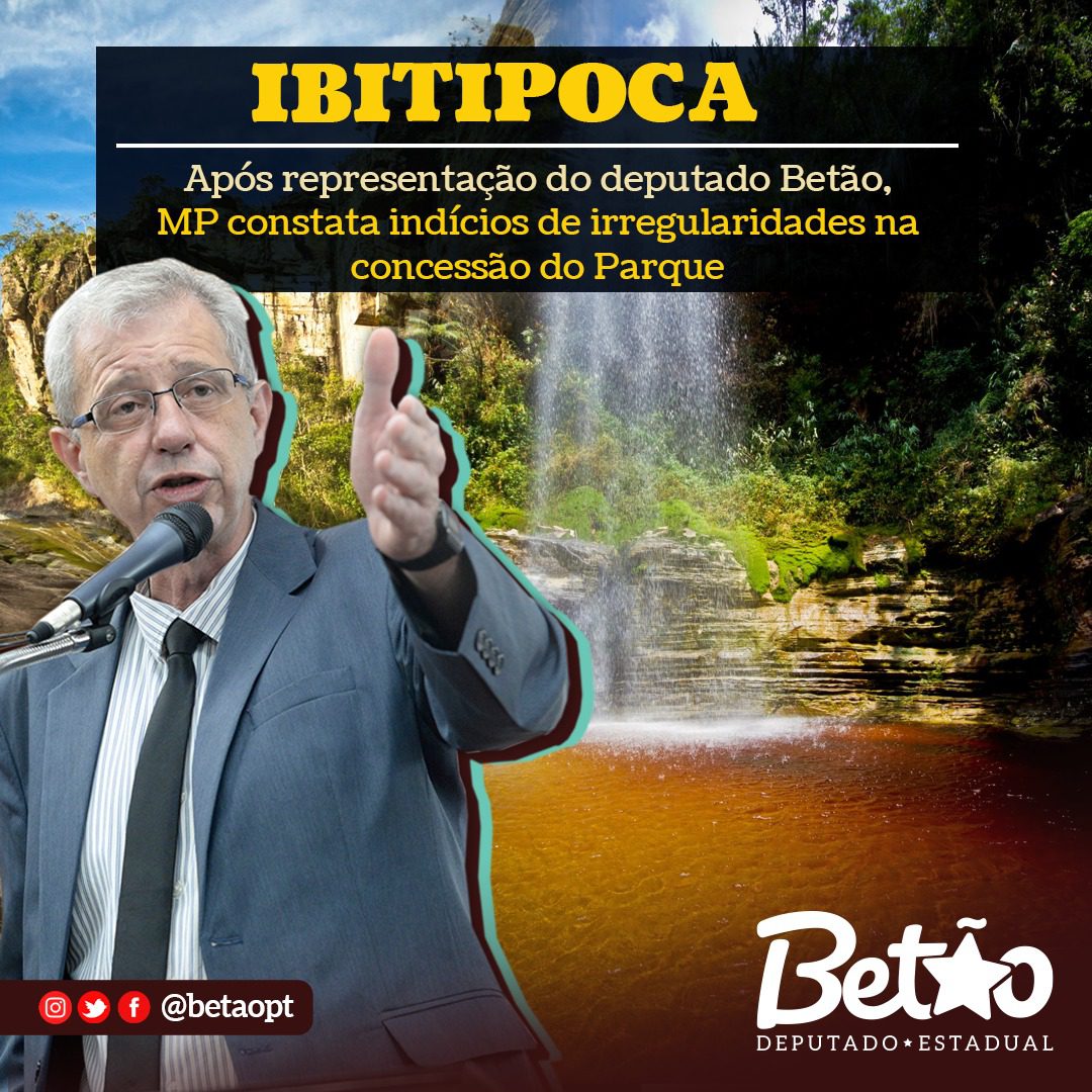 Read more about the article Após representação do deputado Betão, MP constata indícios de irregularidades na concessão do Parque