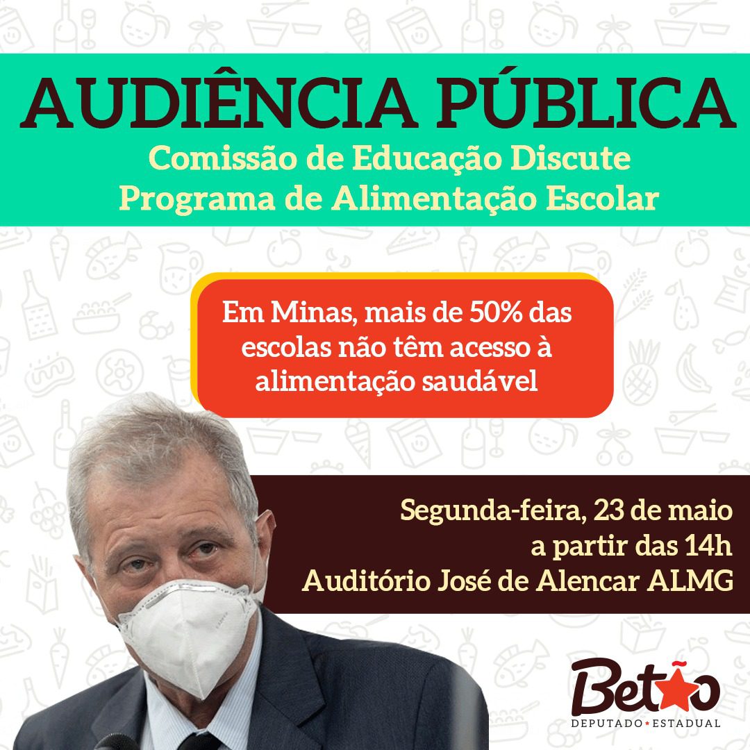 You are currently viewing Deputado estadual Betão (PT) discute fragilidade da segurança alimentar e os resultados do Programa de Alimentação Escolar nos municípios de Minas